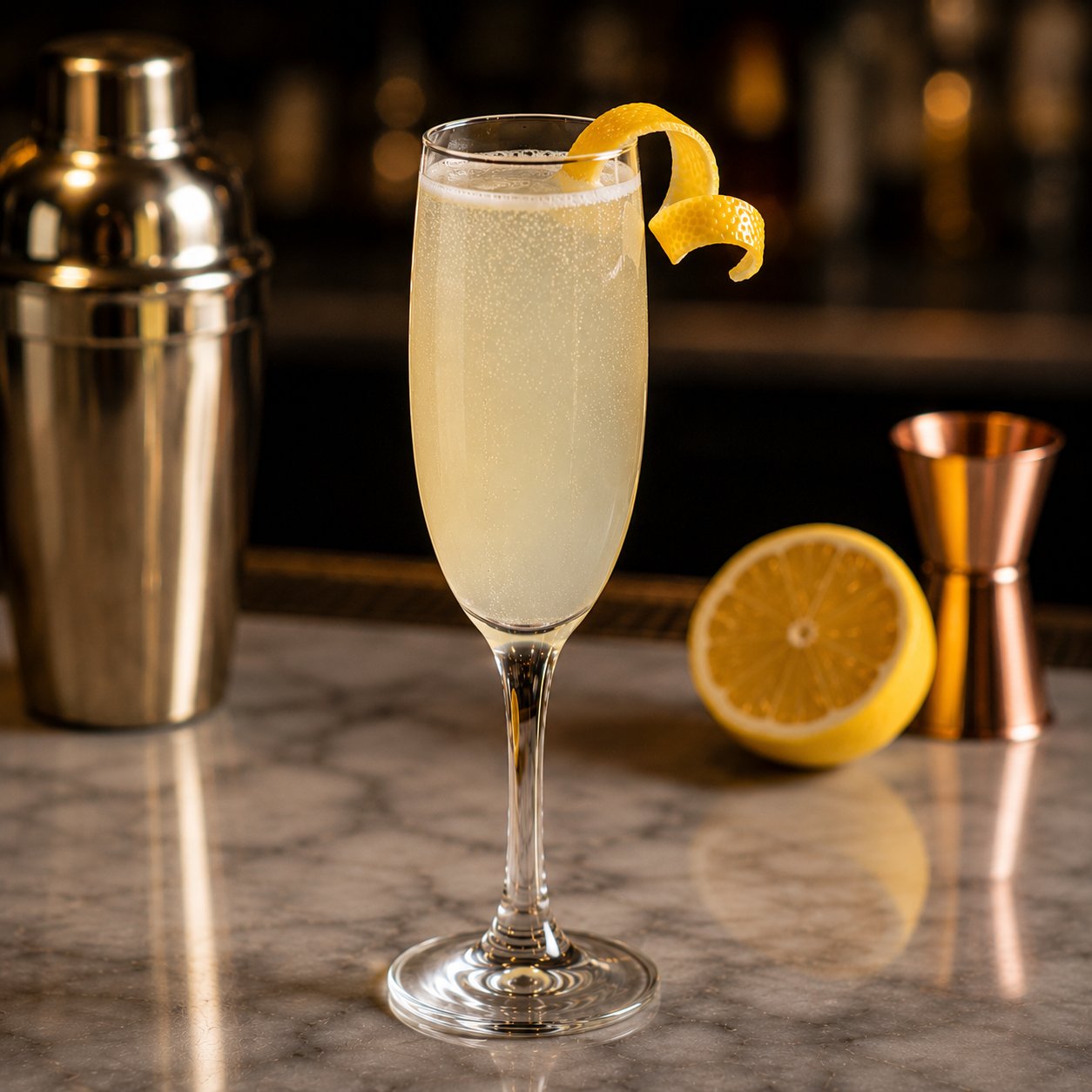 Amani French 75 cocktail
