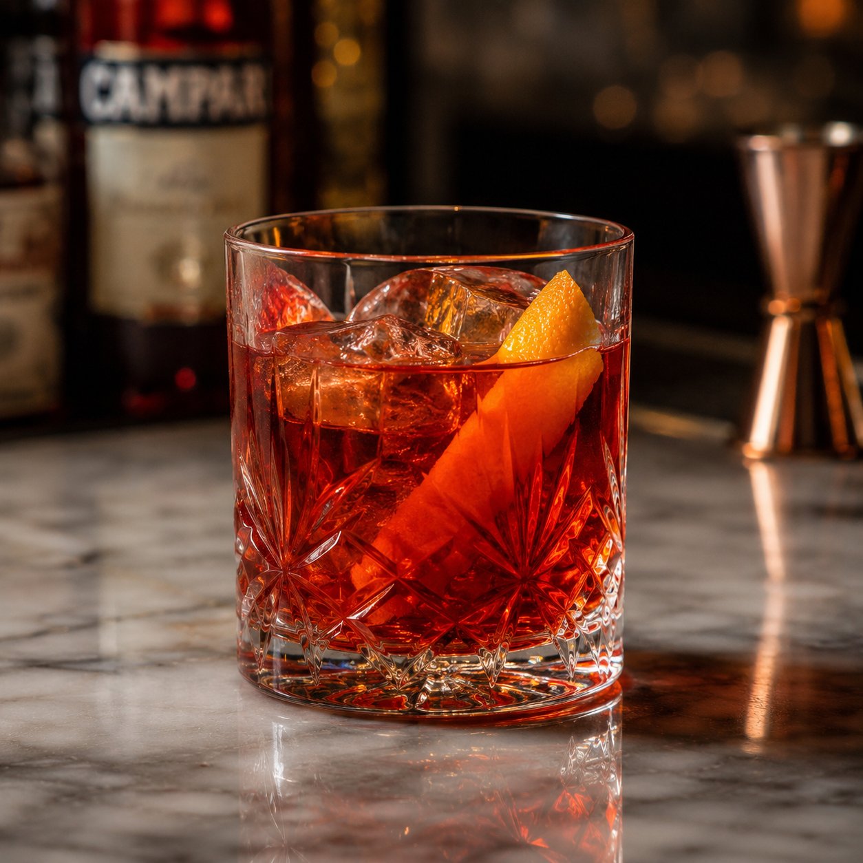 Amani Negroni cocktail
